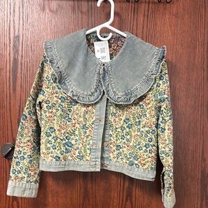 Women’s Floral Denim Jacket